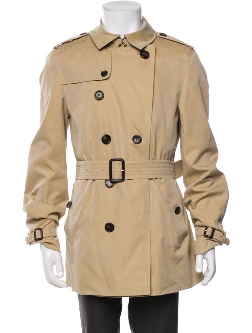 Burberry Nova Check Pattern Trench Coat