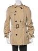 Burberry Nova Check Pattern Trench Coat