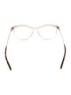 Burberry House Check Pattern Cat-Eye Eyeglasses
