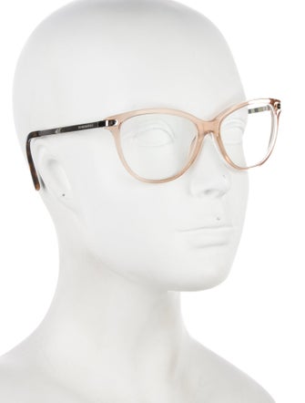 Burberry House Check Pattern Cat-Eye Eyeglasses