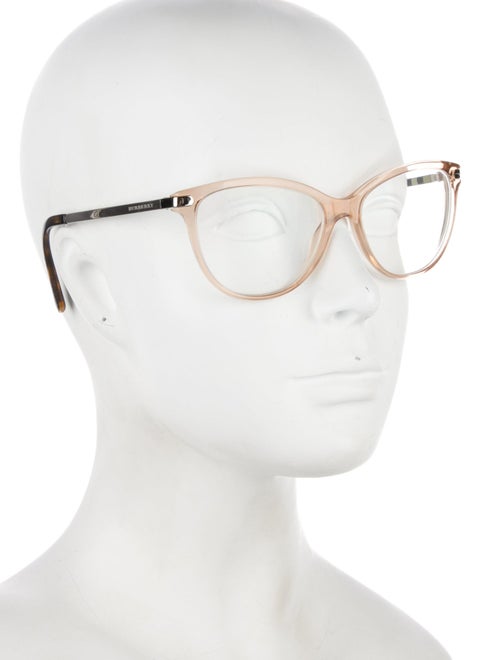 Burberry House Check Pattern Cat-Eye Eyeglasses