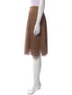 Burberry Striped Knee-Length Skirt