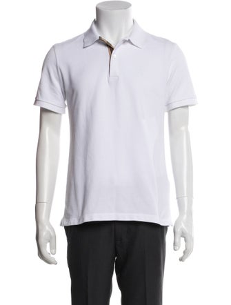 Burberry Nova Check Pattern Collar Polo Shirt