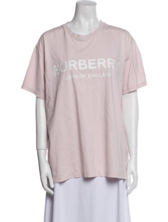 Burberry Graphic Print Crew Neck T-Shirt