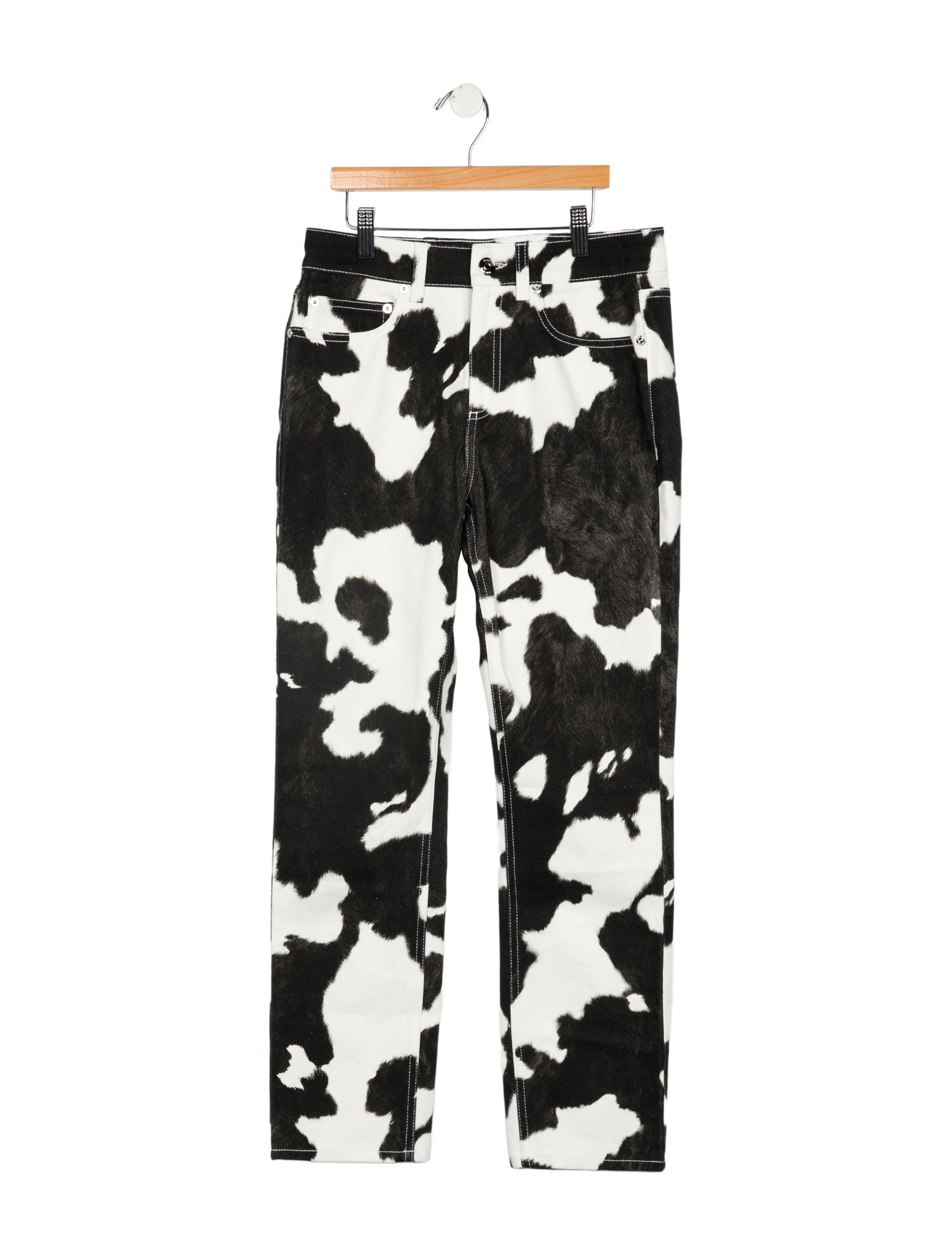 Burberry Mid-Rise Straight Leg Jeans