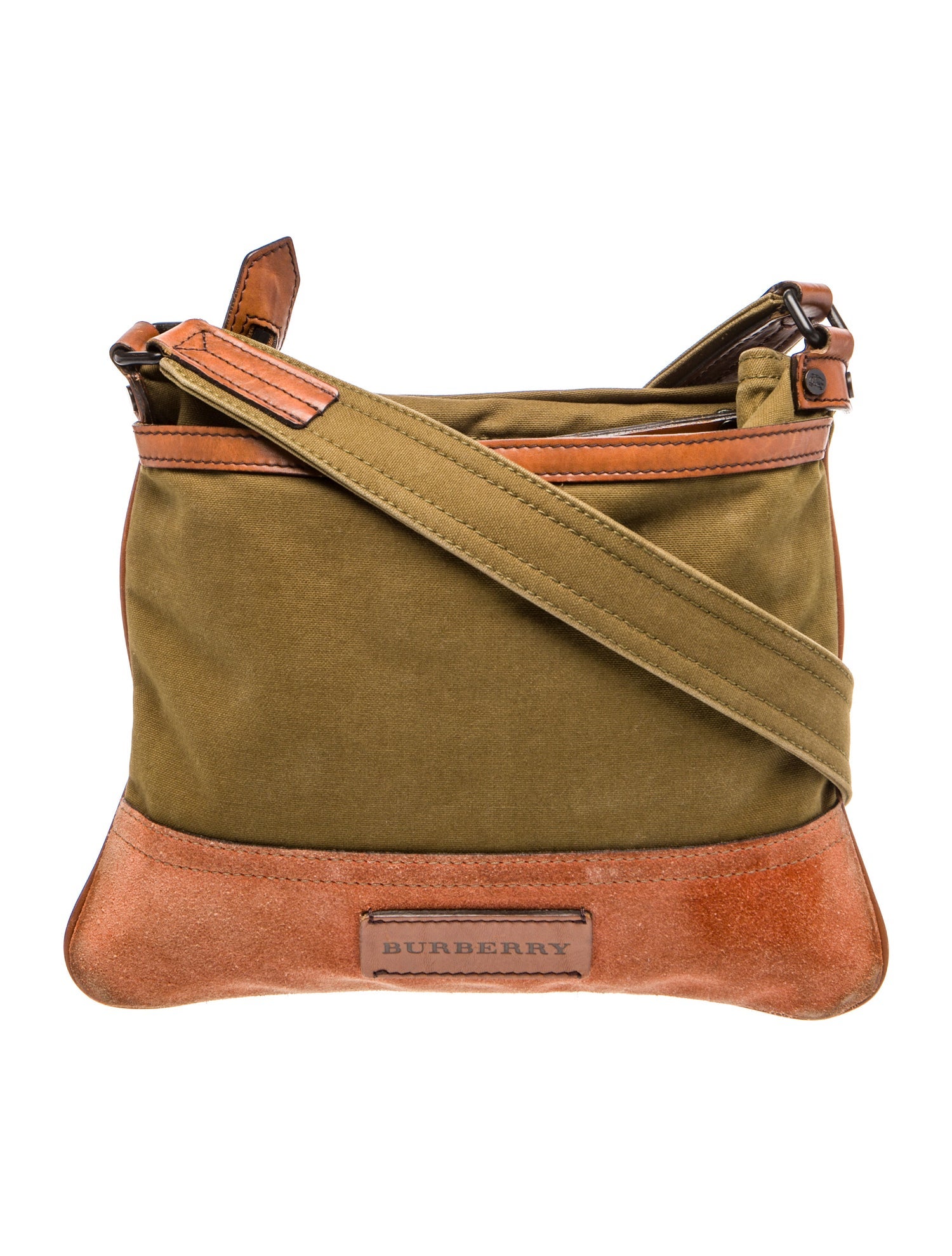 Burberry Canvas Messenger Bag Vintage