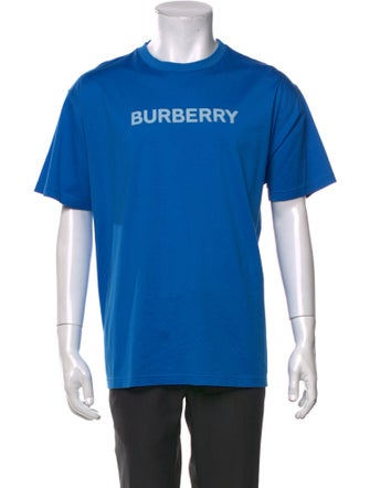 Burberry Abstract Check Crew Neck T-Shirt