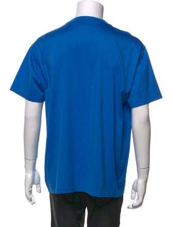 Burberry Abstract Check Crew Neck T-Shirt