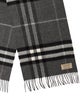 Burberry Cashmere Nova Check Pattern Scarf