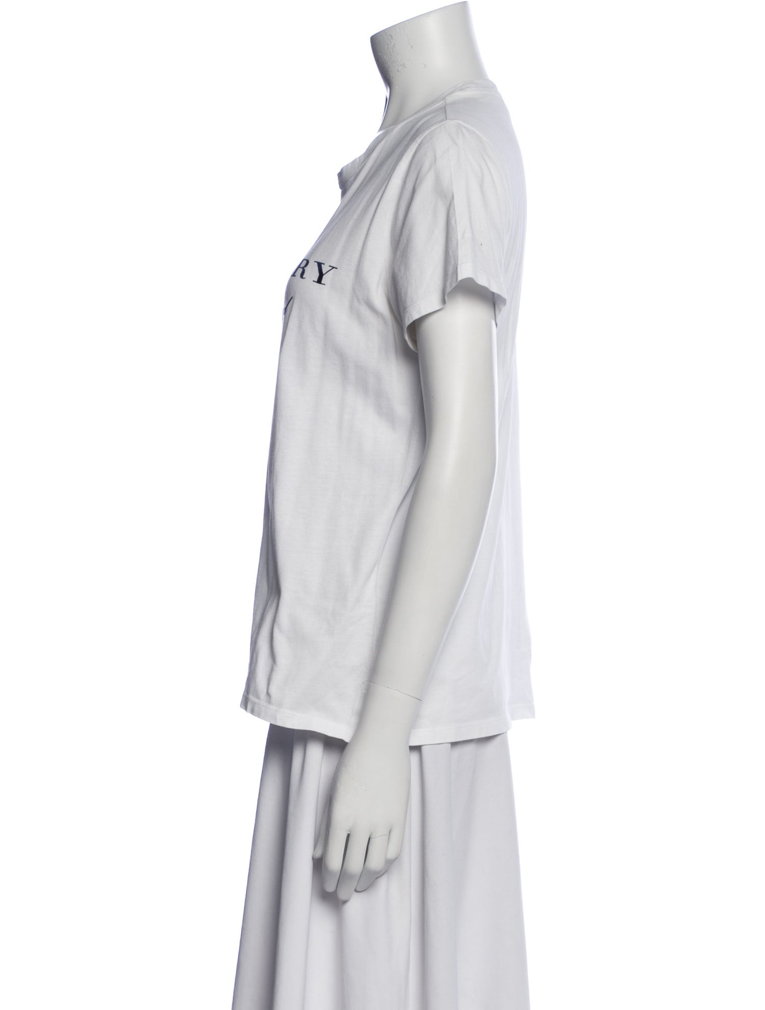 Burberry Graphic Print Crew Neck T-Shirt