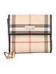 Burberry Haymarket Check Pattern Printed Compact Wallet
