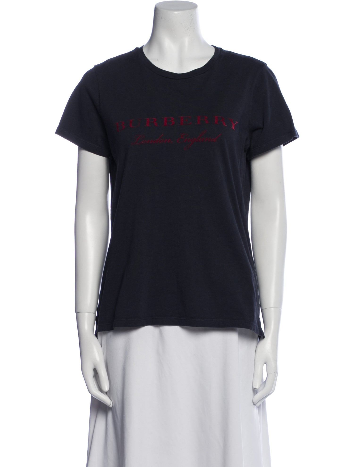Burberry Graphic Print Crew Neck T-Shirt