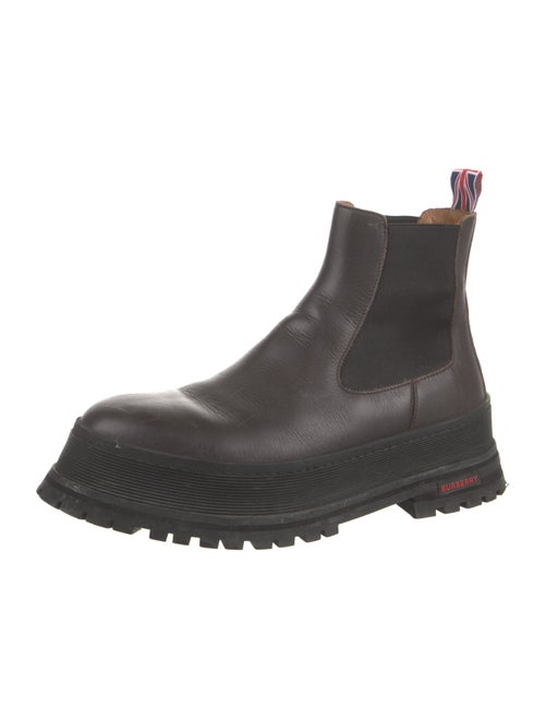 Burberry Leather Chelsea Boots