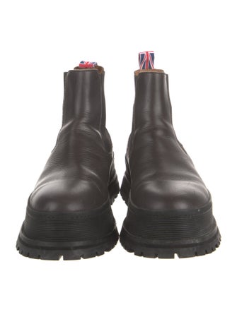 Burberry Leather Chelsea Boots