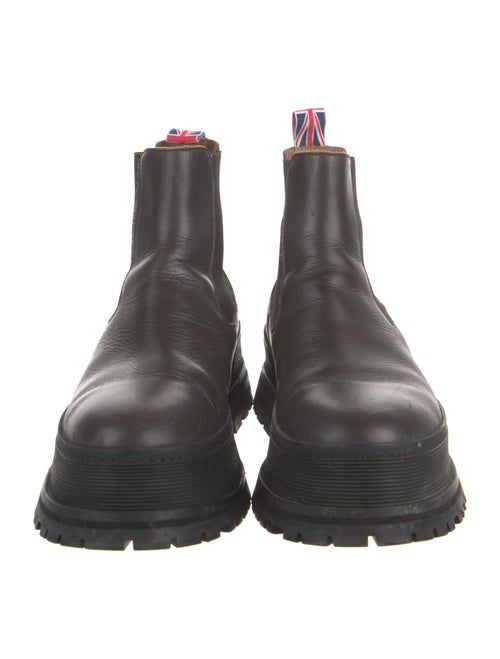 Burberry Leather Chelsea Boots