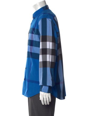 Burberry Abstract Check Long Sleeve Shirt