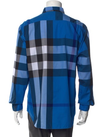 Burberry Abstract Check Long Sleeve Shirt