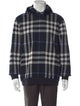 Burberry Nova Check Pattern Crew Neck Hoodie