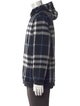 Burberry Nova Check Pattern Crew Neck Hoodie