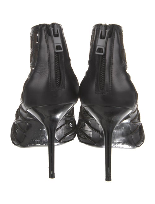 Burberry Leather Cutout Accent Gladiator Sandals