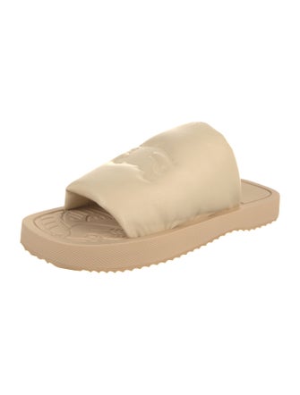 Burberry Leather Slides