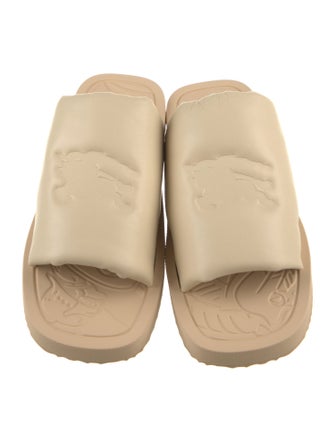 Burberry Leather Slides