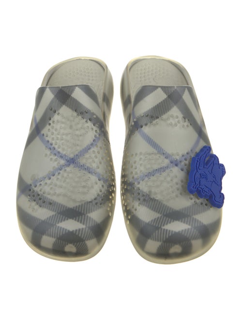 Burberry Rubber Printed Mules