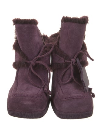 Burberry Shearling Mules