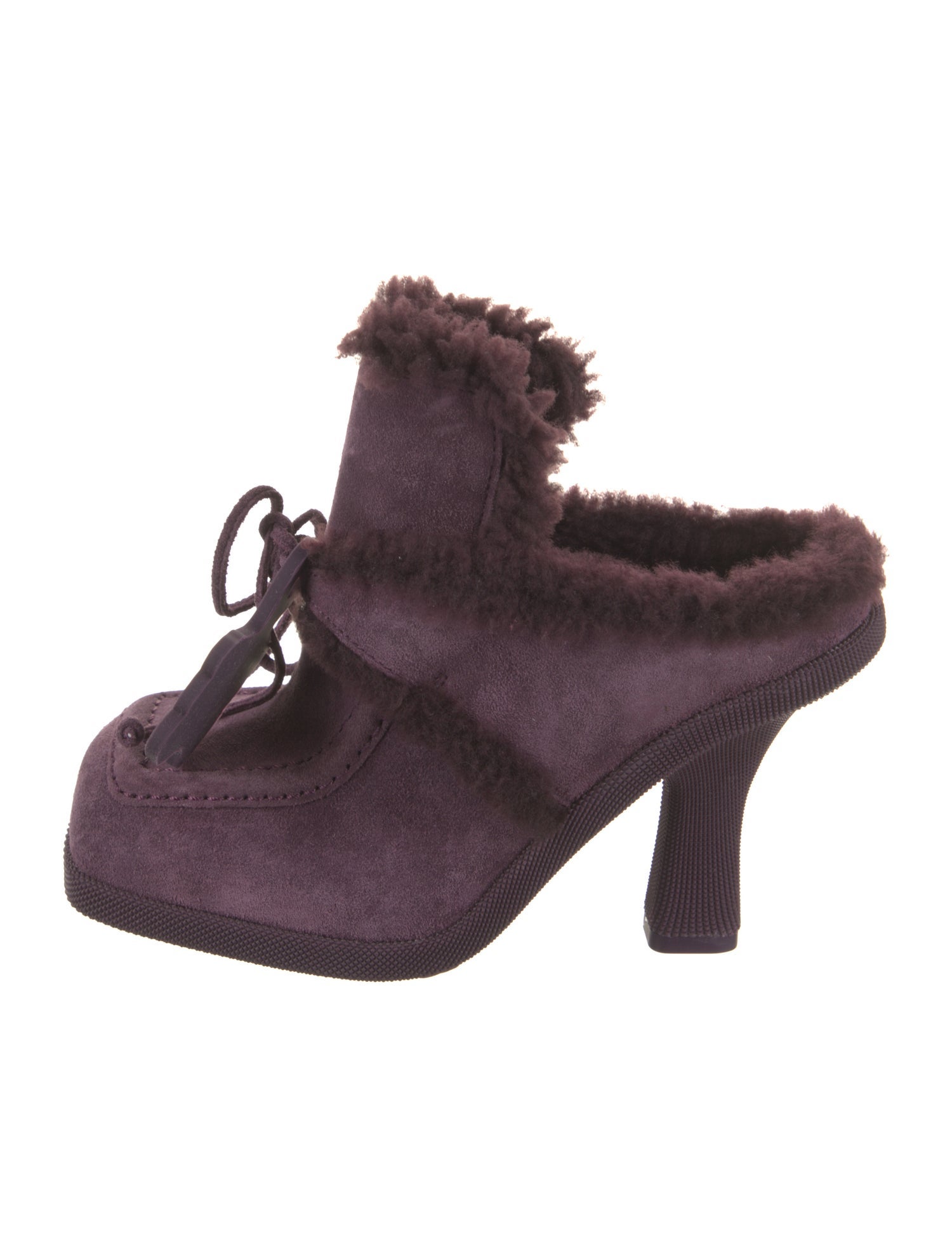 Burberry Shearling Mules