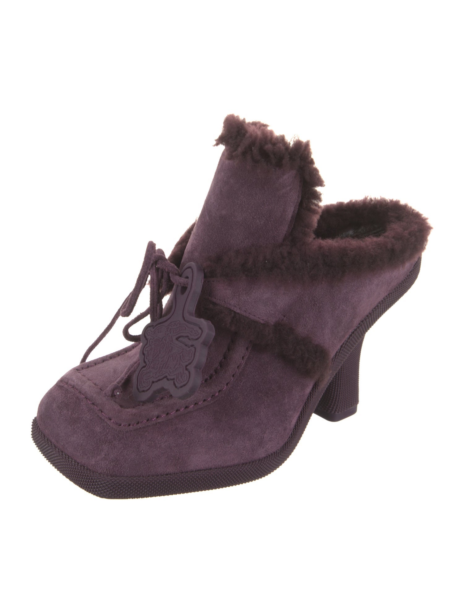 Burberry Shearling Mules