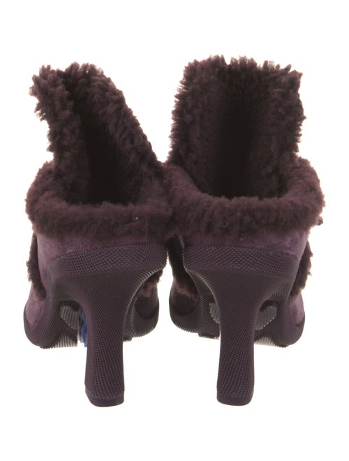 Burberry Shearling Mules