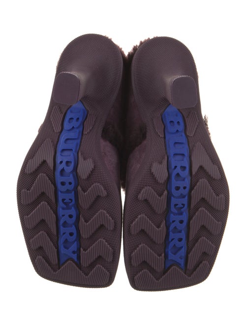Burberry Shearling Mules