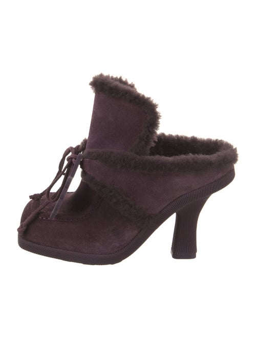 Burberry Shearling Mules