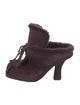 Burberry Shearling Mules