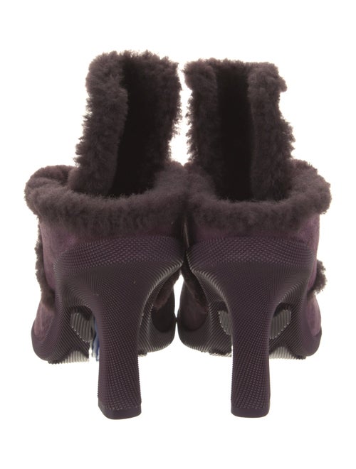 Burberry Shearling Mules