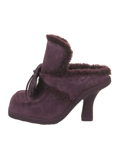 Burberry Shearling Mules
