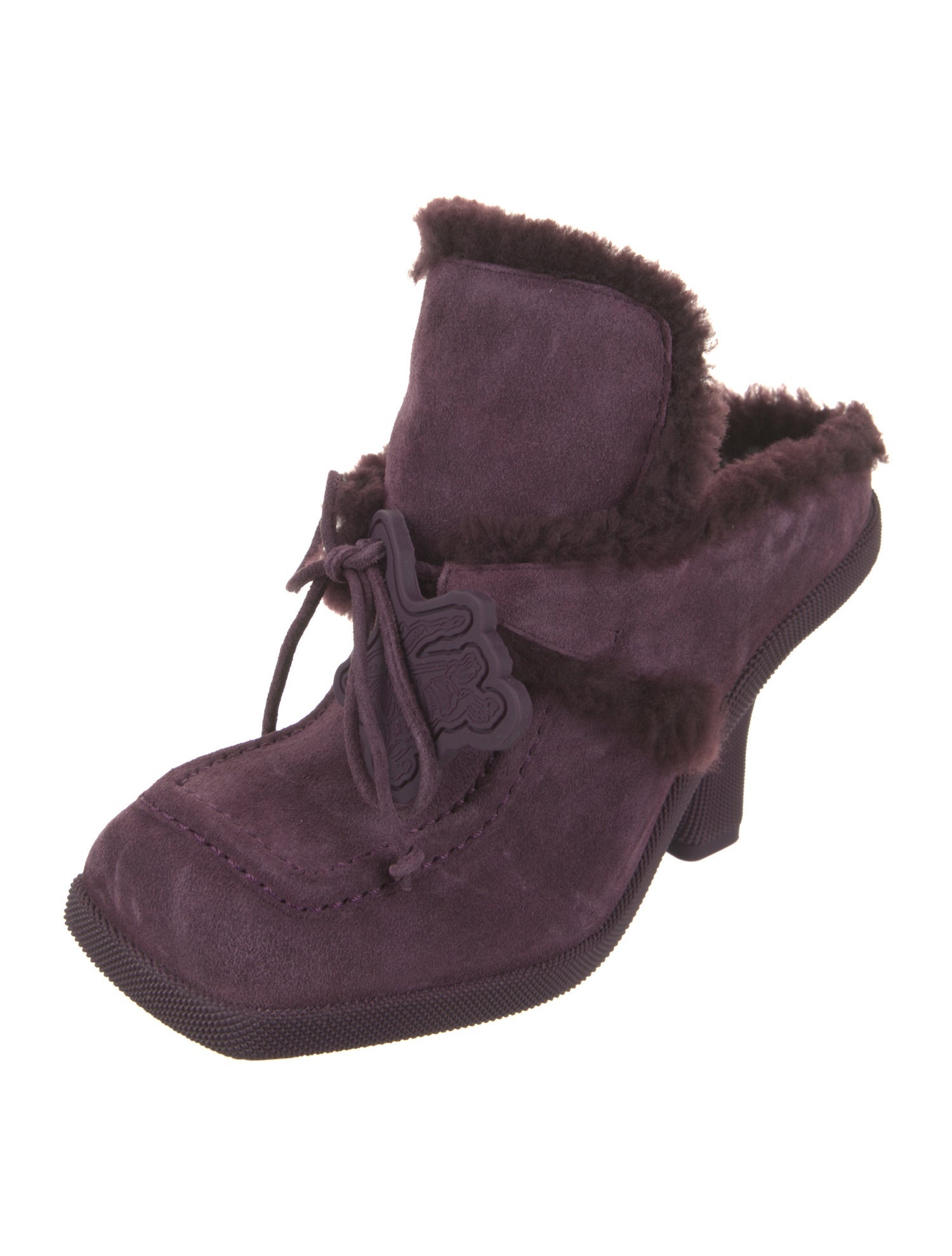 Burberry Shearling Mules