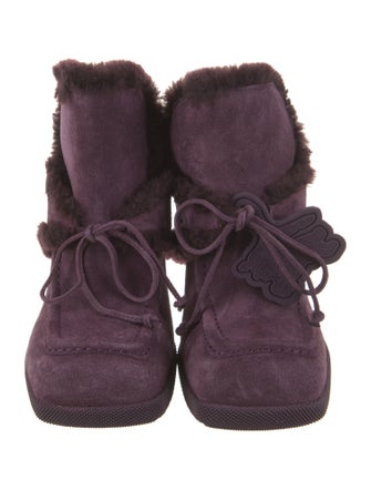 Burberry Shearling Mules