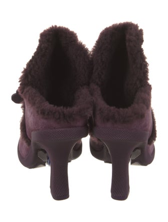 Burberry Shearling Mules