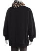 Burberry House Check Pattern Mock Neck Hoodie