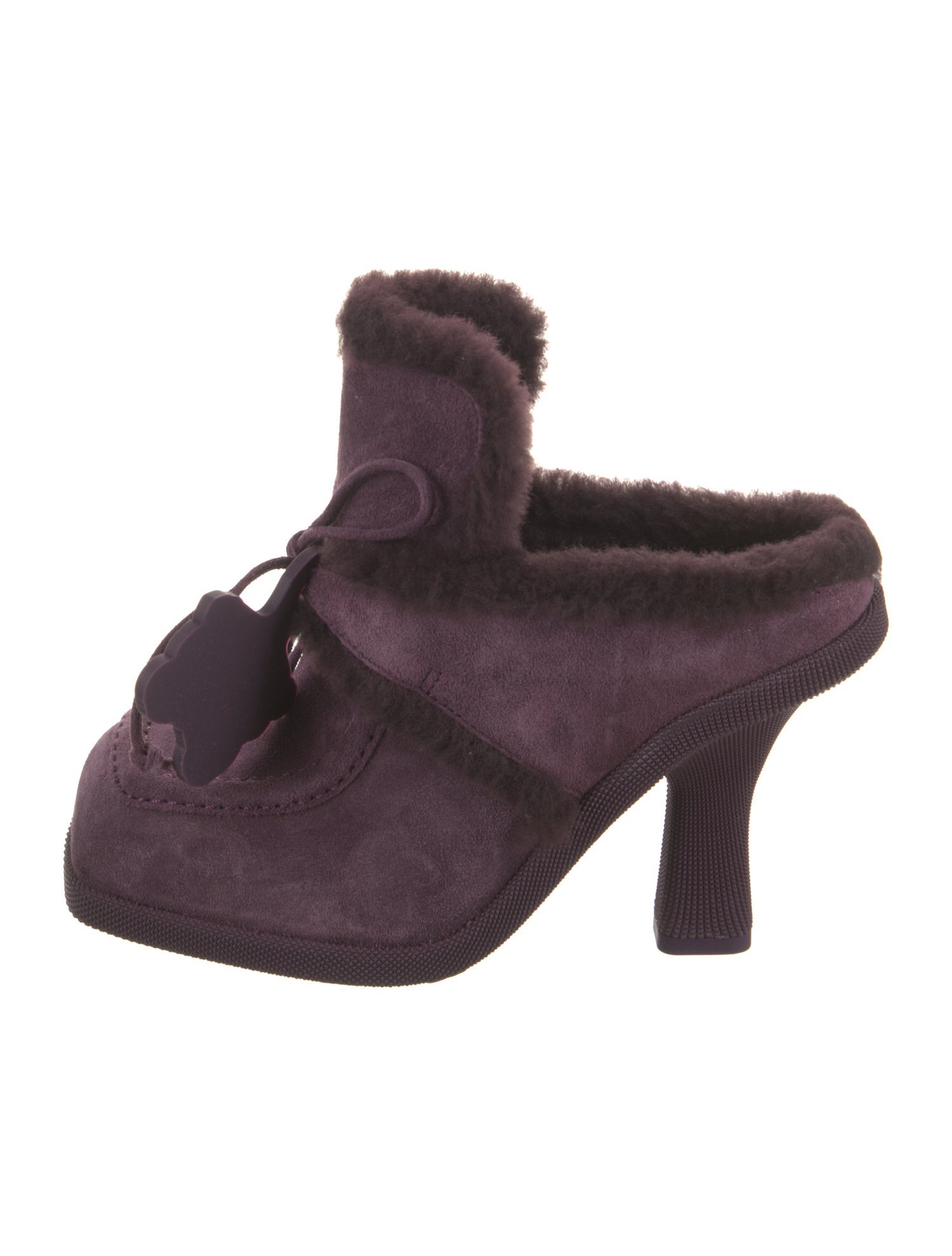 Burberry Shearling Mules