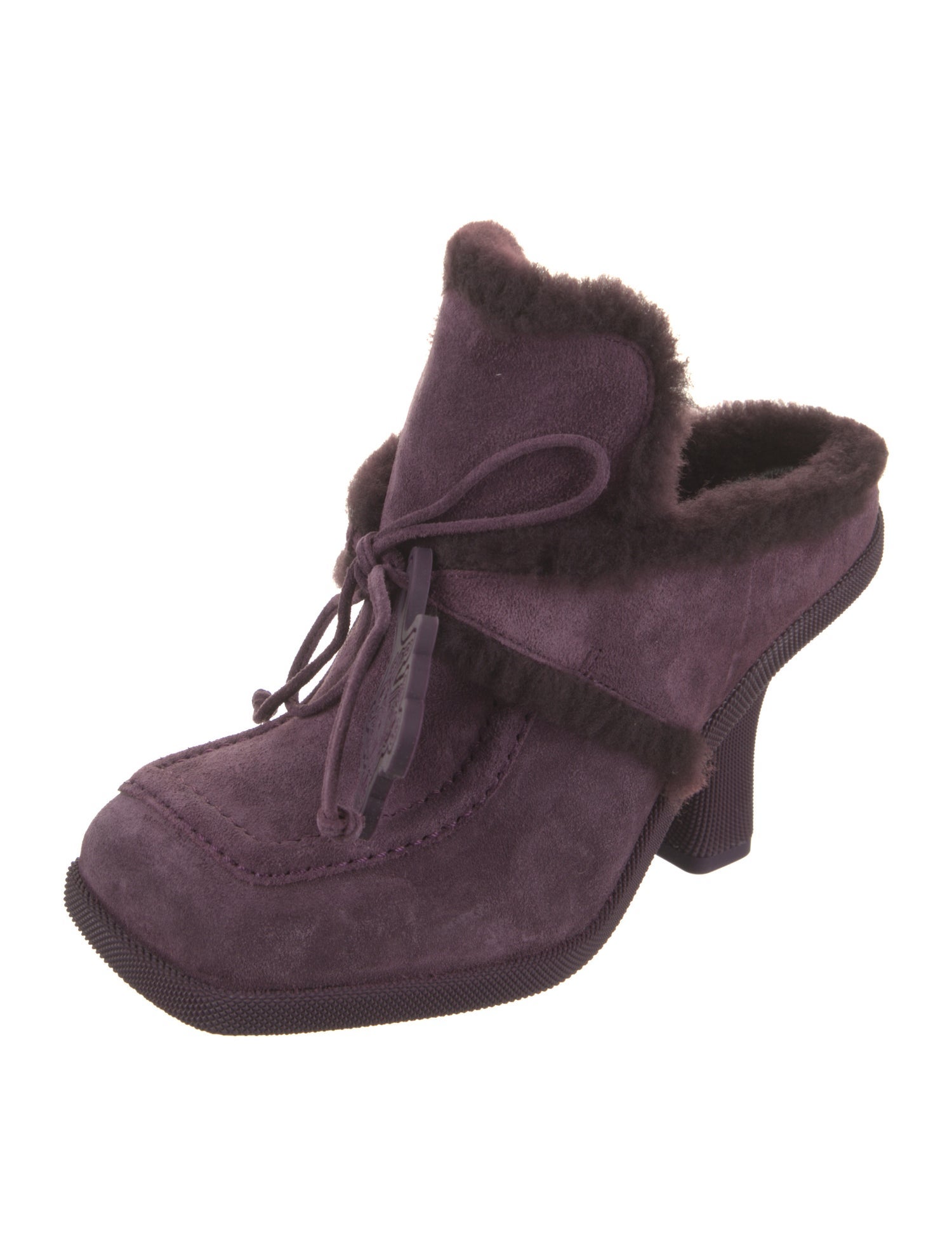 Burberry Shearling Mules