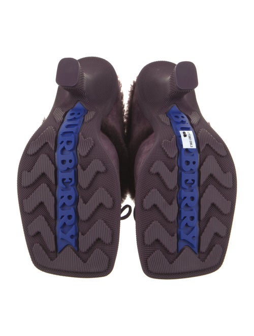 Burberry Shearling Mules