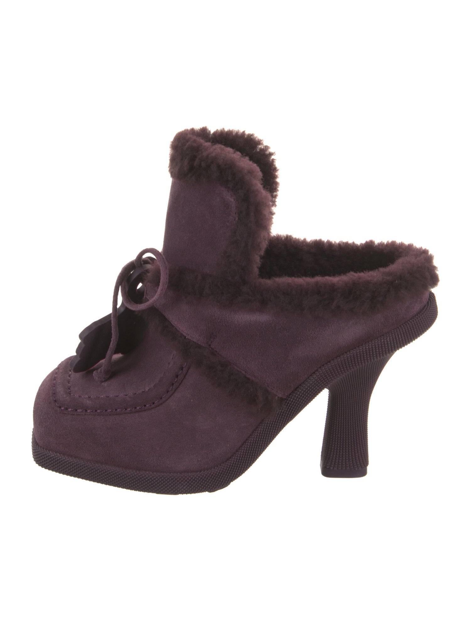 Burberry Shearling Mules