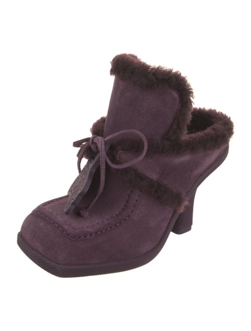 Burberry Shearling Mules