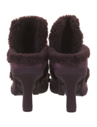 Burberry Shearling Mules