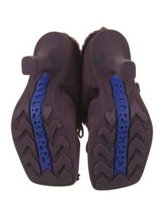 Burberry Shearling Mules