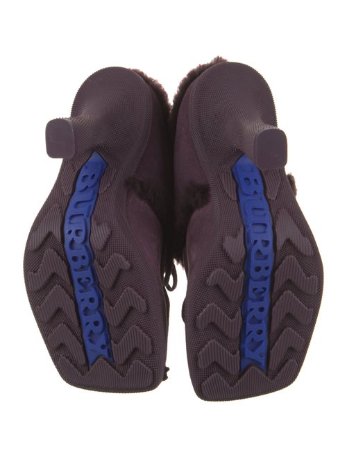 Burberry Shearling Mules