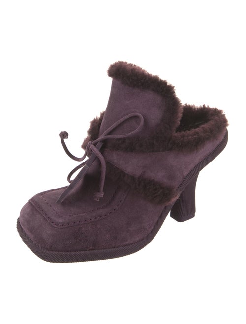 Burberry Shearling Mules