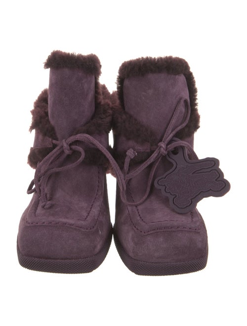 Burberry Shearling Mules